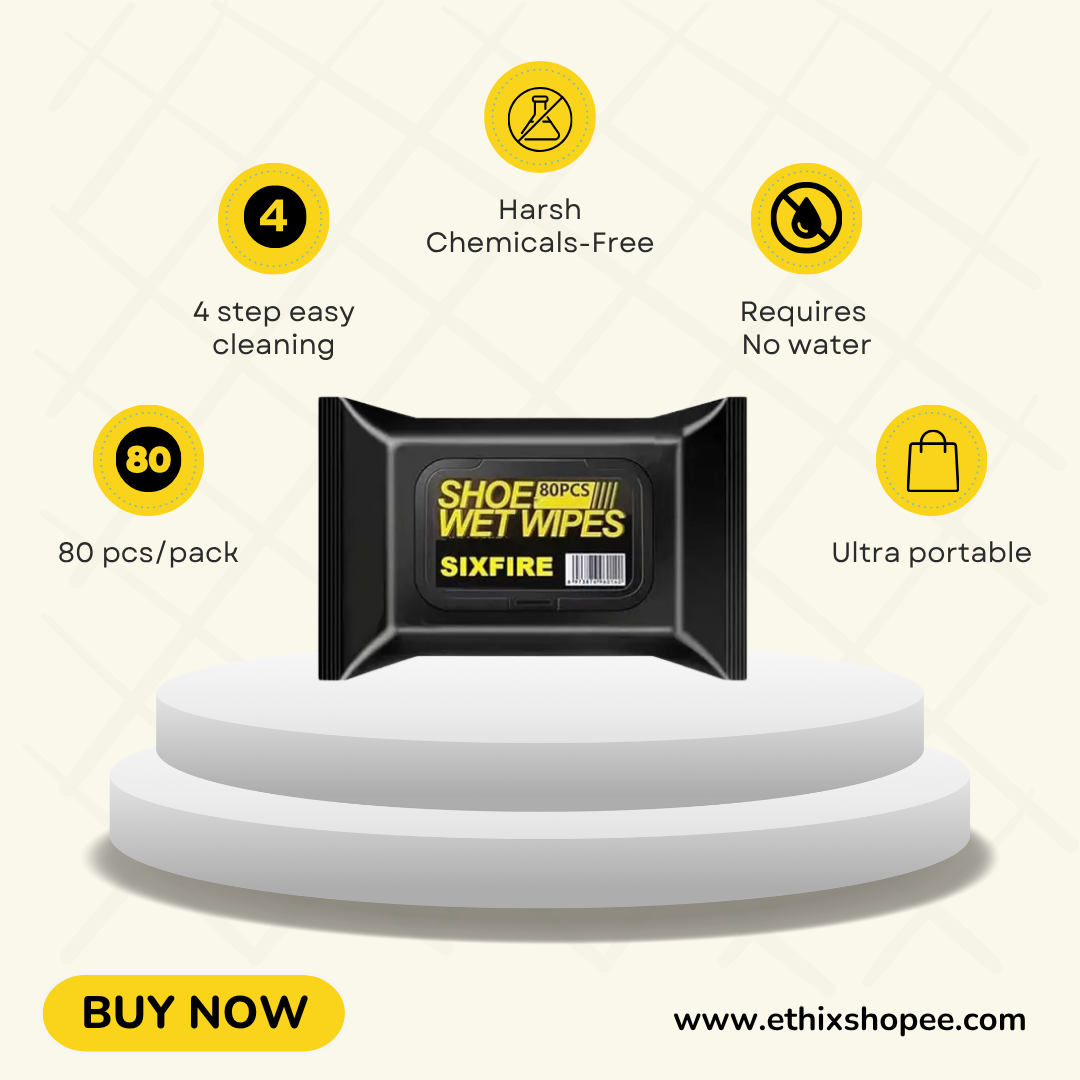 👟 Ethix™ Quick Wipes – Make Every Step Look Brand New!– 1 Pack of 80PCS