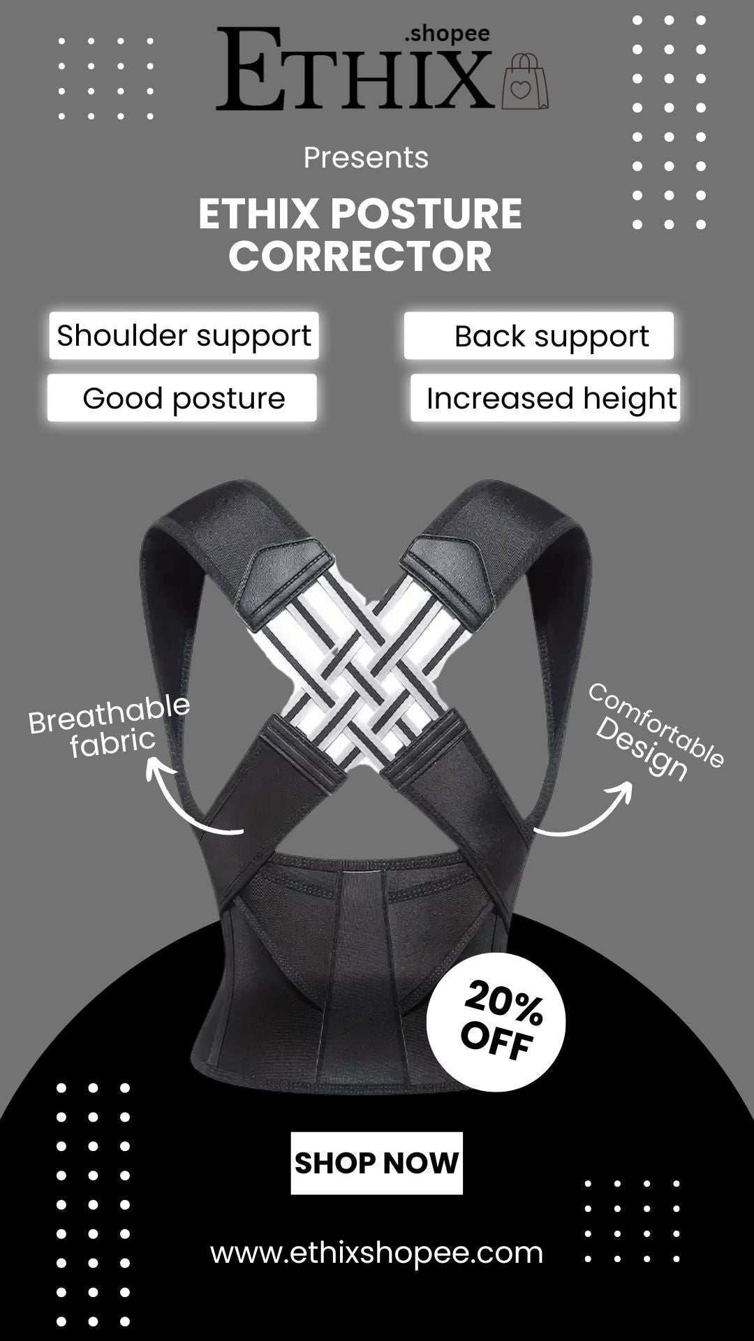 Ethix™ Posture Corrector